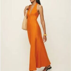 Reformation Delilah Linen Dress